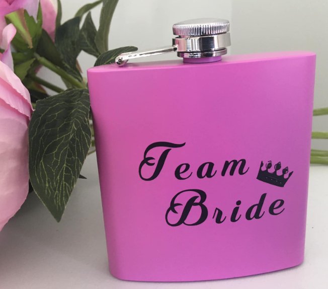 Hip Flasks - Team Bride