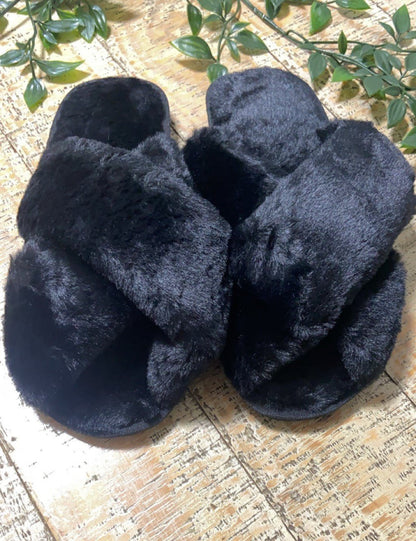 Premium Fluffy Slippers - Team Bride