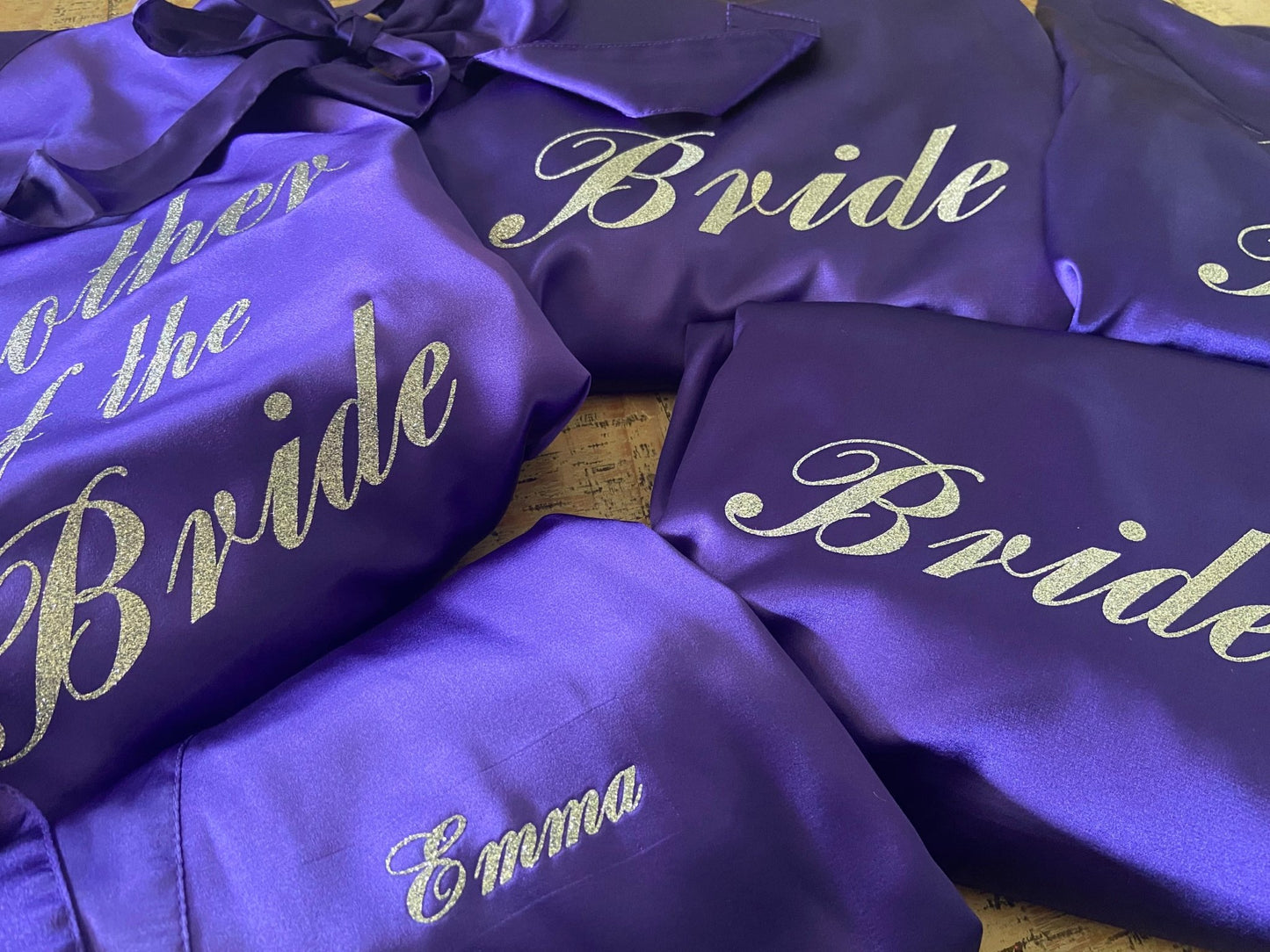 Satin Robes // Darker Shades - Team Bride